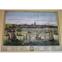 Vue de la Ville de Dunquerque en Flandre = Prospect der Stadt Dunkirchen in Flandern